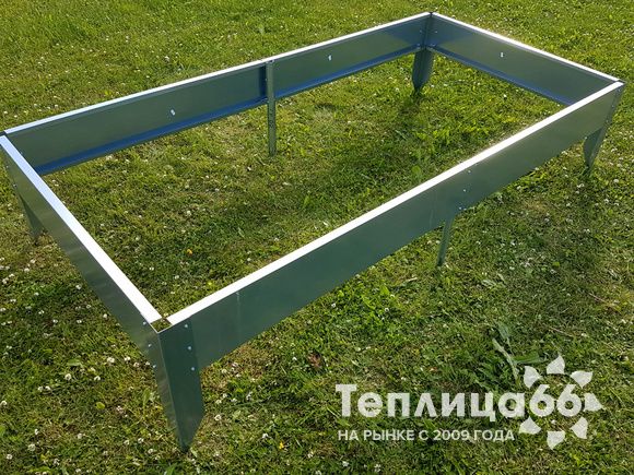 Бордюр, оцинкованная Грядка 2*1м.